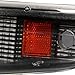 Spec-D Tuning Black Housing Clear Lens Bumper Lights Compatible with 1999-2002 Chevy Silverado, 2000-2006 Chevy Tahoe and Suburban 1500/2500, L+R Pair Assembly