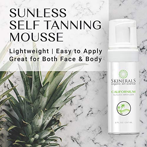 Skinerals Premium Self Tanning Set with Natural & Organic Ingredients, Californium Sunless