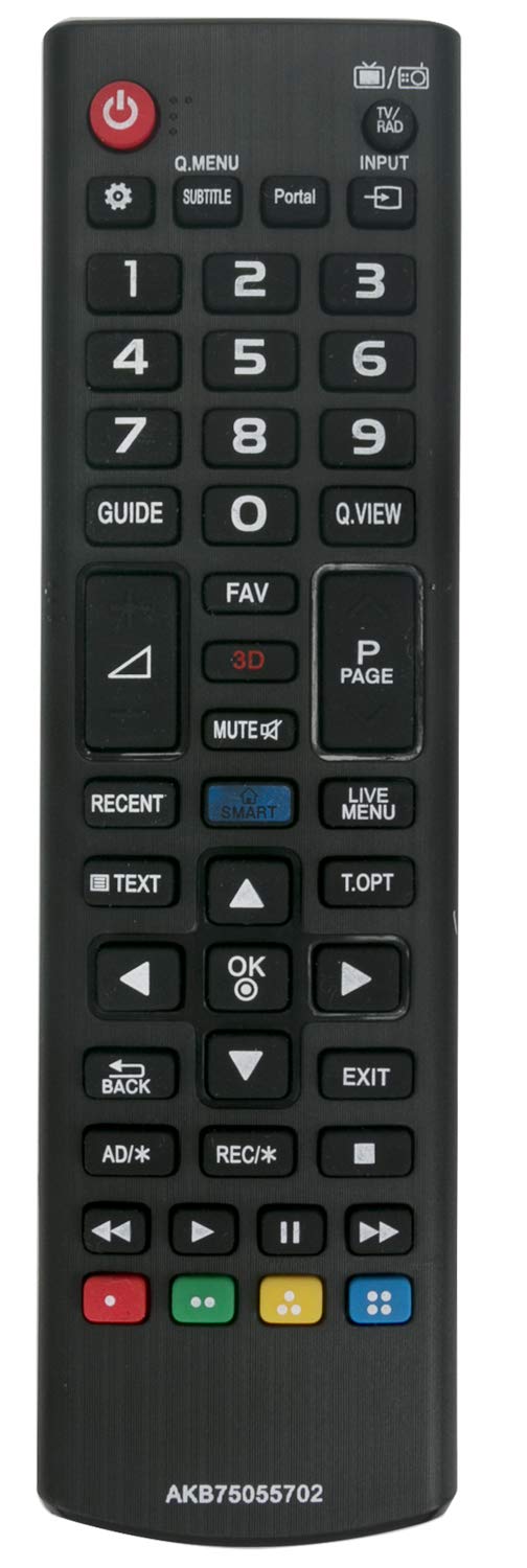 ALLIMITY AKB75055702 Remote Control Replaced for LG TV 19MN43D 22LX330C 22LY330C 22LY340C 22MA33D 32LS3590 32LW340C 32LX320C 42LB582V 42LB6200 42LB620V
