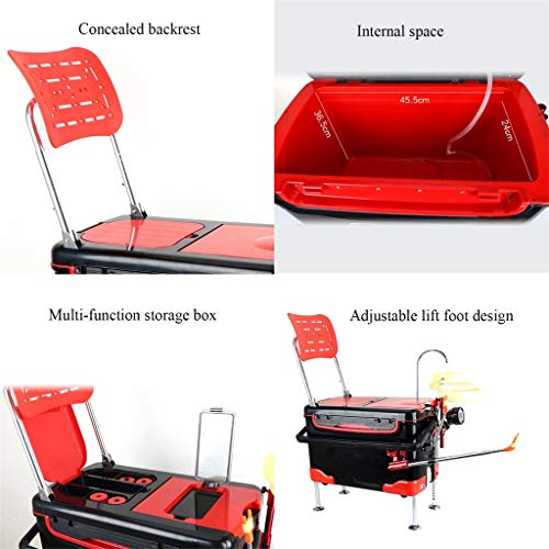 BYDBNR Angelkasten, Angeln Eimer Multifunktions-Angelbox Tragbarer Werkzeugkasten Zur Aufbewahrung Von Fischen… – Bild 4