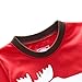Kids Little Boys Girls Christmas Deer Shirt and Pants Pajamas Set(100(3-4Y), Red)