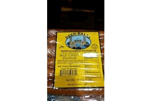 Deen Halal Mild Turkey Sausage 16 Oz. (4 Pack)