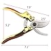LP Pruner，Sharp Garden Clippers，Tree Trimmers，Professional and durable，Comfortable Slip Less Effort for Men，Women (Golden)