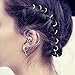 Bling Rings - 35 Hair Rings for Pierced Braid & Dreadlock Decoration - Hair Loop Clips - Girl Jewelry Accessories - Jump Rings 15mm - Gold & Silver Color