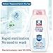 Ofanyia Hand Sanitizer Gel Containing 75% Alcohol Hand Cleansing Gel Portable Hand Sanitizer 120ml