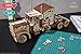 UGEARS Models 3-D Wooden Puzzle - Mechanical Heavy Boy Truck VM-03 Wooden Model Kit for Adults and Teens