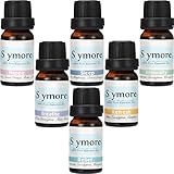 Skymore Essential Oil Blend Set/Kit, 100% Natural & Pure, Therapeutic Grade Essential Oils, Best Top 6 Aromatherapy Oils for Diffuser (Sleep, Breathe, Relief, Refresh, Immunity, Happy)