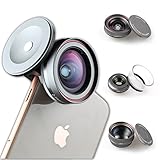 Ztylus Z-PRIME 3+1 Lens Kit: Telephoto, Wide Angle And Macro Lens With Lens Adapter For Apple IPhone 7/8 / 7 Plus / 8 Plus/X