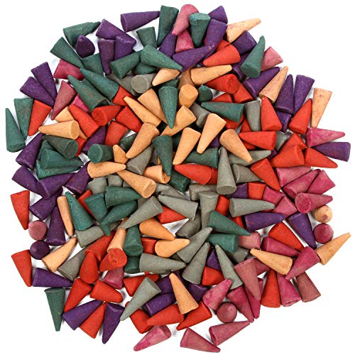image for Hosley 200 Pack Assorted Incense Cones of 30 Cones Each Like: Full Moo