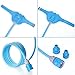 SIKSIN Pet Bathing Tool, Pet Shower Sprayer Massage Scrubber in-One for Dog Cat, Adjustable Handheld Grooming Shower Head Brush for Bath Tub and Outdoor Garden Use with 2 Hose Faucet Adapter