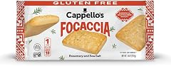 Cappello's Focaccia, Gluten Free, Frozen Bread 14 oz