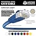 InstallerParts (10 Pack) Ethernet Cable CAT6 Cable UTP Booted 1 FT - Blue - Professional Series - 10Gigabit/Sec Network/High Speed Internet Cable, 550MHZ