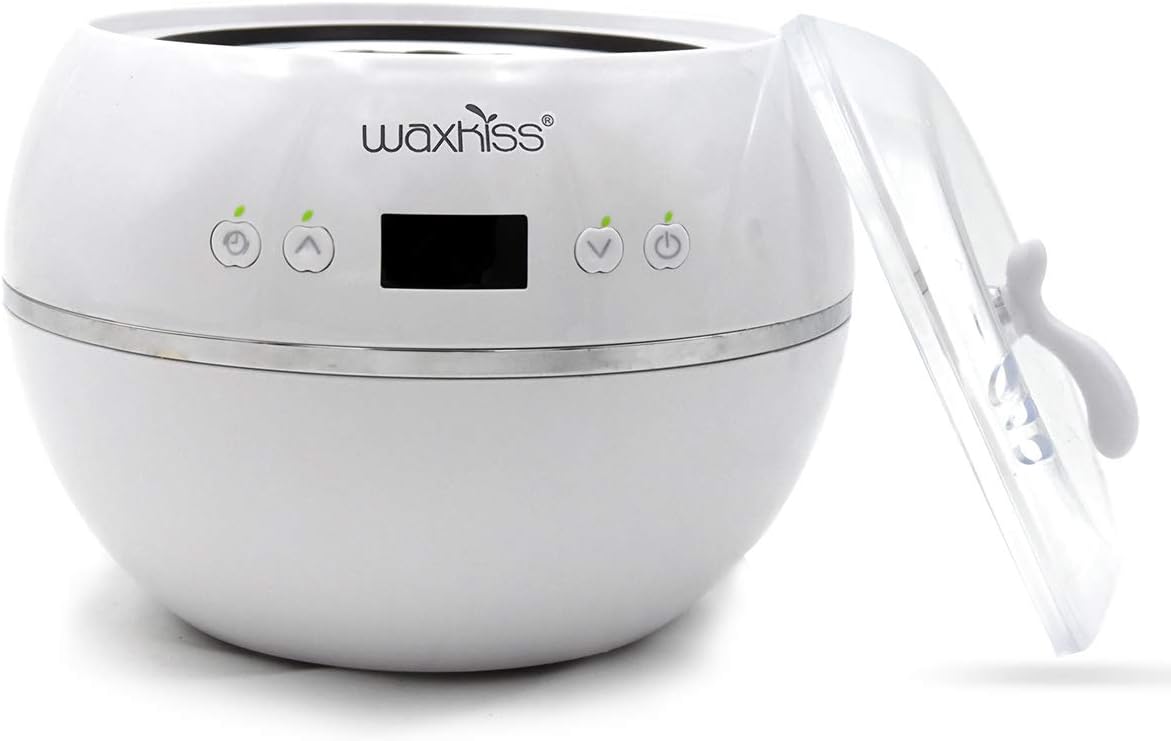 New designed Electric Hot melting wax warmer with 4 packs Wax Beans,20 big sticks and 20 small spatulas for men and women more safe hair removal kit