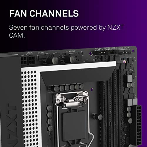NZXT N7 Z490 N7Z49XTW1 Intel Z490 Chipset (Supports 10th Gen CPUs