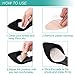 Metatarsal Pads Ball of Foot Cushions Adhesive Gel Non Slip Forefoot Protector Shoe Inserts for Women Men High Heels Sandal Shoes Pain Relief Mortons Neuroma Callus Blisters (3 Pairs) (Multicolor)