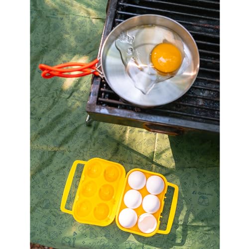 Coghlan's 6-Count Camping Egg Holder – Durable, Compact, Lightweight Storage Container for Outdoor Cooking, Travel, and Camping Adventures
