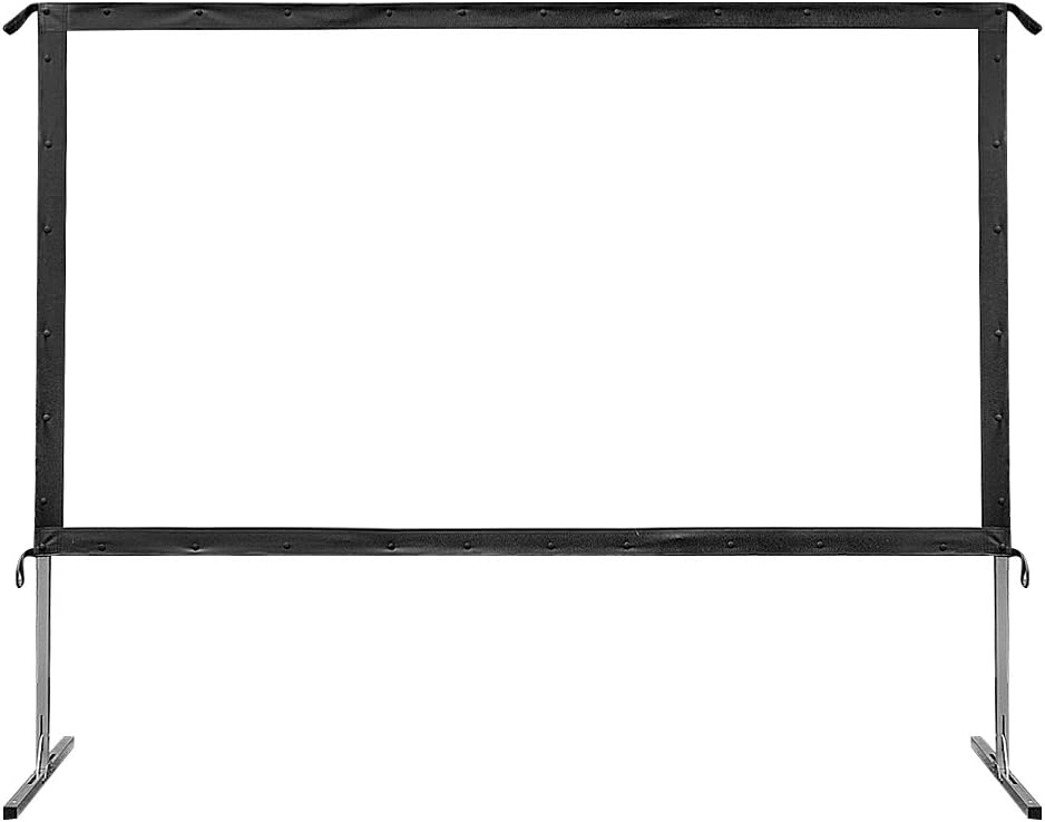 Mileagea 100 Inches 16:9 HD 4K Projector Screen Portable Foldaway Indoor Outdoor Movie Theater Projection Screen