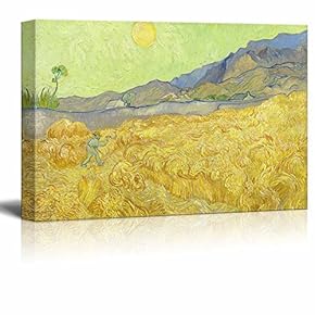 Wheatfield with a Reaper by Vincent Van Gogh...