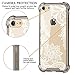 iPhone 8 Case,iPhone 7 Case,Cutebe Slim Shockproof Hard PC+TPU Bumper Case Scratch-Resistant Cover for Apple iPhone 7 (2016) iPhone 8(2017) Lace Flower