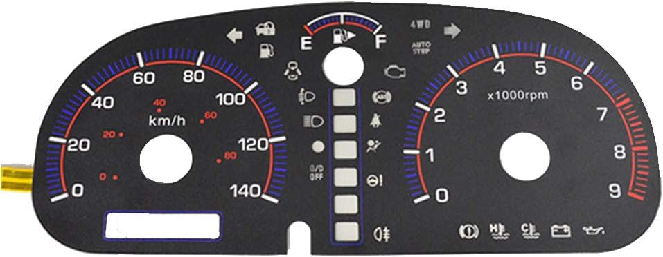 Amazon ファクトリーダイレクト Elメーターパネル El Sz02bk ブラックパネル Every エブリィーワゴンda64w At車 05 15 H17 H27 Suzuki スズキ Elスピードメーター パネル レーシングダッシュ製 スピードメーター 車 バイク