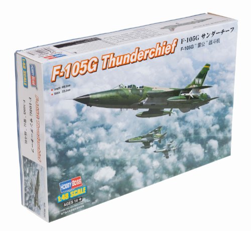 Hobby Boss F-105G Thunderchief Airplane Model Building Kit