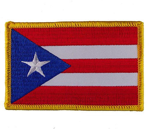 Puerto Rico Flag iron or sew on Patch AKPT619