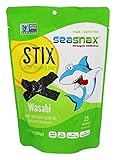 SeaSnax Stix Crispy Seaweed Strips, Wasabi, 0.7 Ounce