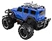 RC Truck Jeep Big Wheel Monster Remote Control Car with LED Headlights Ready to Run Includes Rechargeable Battery 1:16 Size Off-Road Beast Buggy Toy