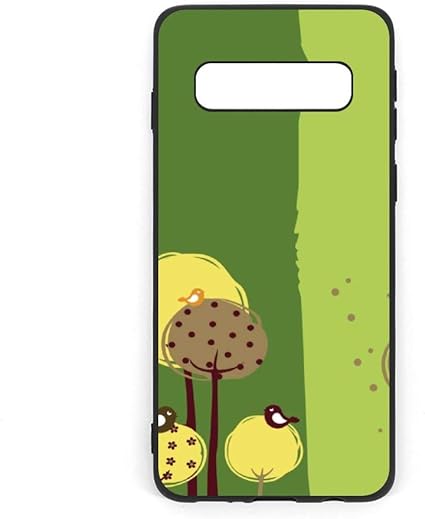 Amazon Samsung Galaxy S10 ケース 漫画かわいい鳥緑手描きイラスト 携帯ケース スマホ用 携帯カバー アイフォンカバー 超耐久 軽量 超薄型 擦り傷防止 全面保護 全機種対応 ソフトケース シリコン Tpu ケース カバー 通販