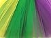 Rush Dance Multi Color Women's Costume Ballet Warrior Dash Run Tutu (Adult, Yellow/Purple/Green (Mardi Gras))