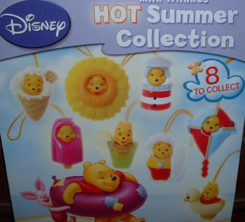 Winnie the Pooh Peek A Pooh Figure Set Hot Summer Edition Rare by Gacha