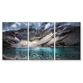 3 Piece Canvas Wall Art Beautiful Landscape Photography Canvas Prints Home Artwork Decoration for Living Room,Bedroom - 16"x24" x 3 Panels
