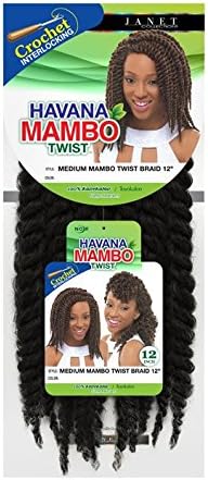 Janet Collection Havana Medium MAMBO TWIST Braid 12"