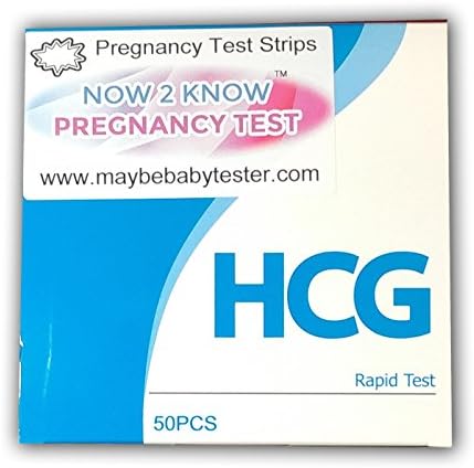 Now2Know Easy Pregnancy Urine Test Strips - 50 pack