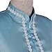 Tinyones Princess Dress Adult Women's Luxury Princess Adult Costume Cosplay Halloween Costume with Cloak (Large) Blue