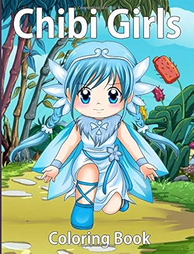 Download Chibi Girls Coloring Book: Cute Kawaii Girls ,Relaxing Coloring Book for Adults and Kids PDF