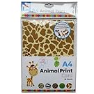 Anker Kids Create Arts and Crafts A4 Animal Print Card - 15 Sheets