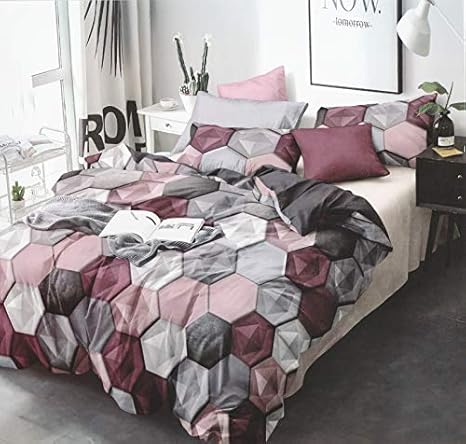 Ross Exotica 220 Tc Fine Cotton Double Bed Comforter Set 1 Ac