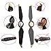 STARTRC Low-Noise Quick-Release Reachargeable Propellers Folding LED Color Flash Propellers for Mavic Pro or Mavic Pro Platinum Drone 2 Pairs