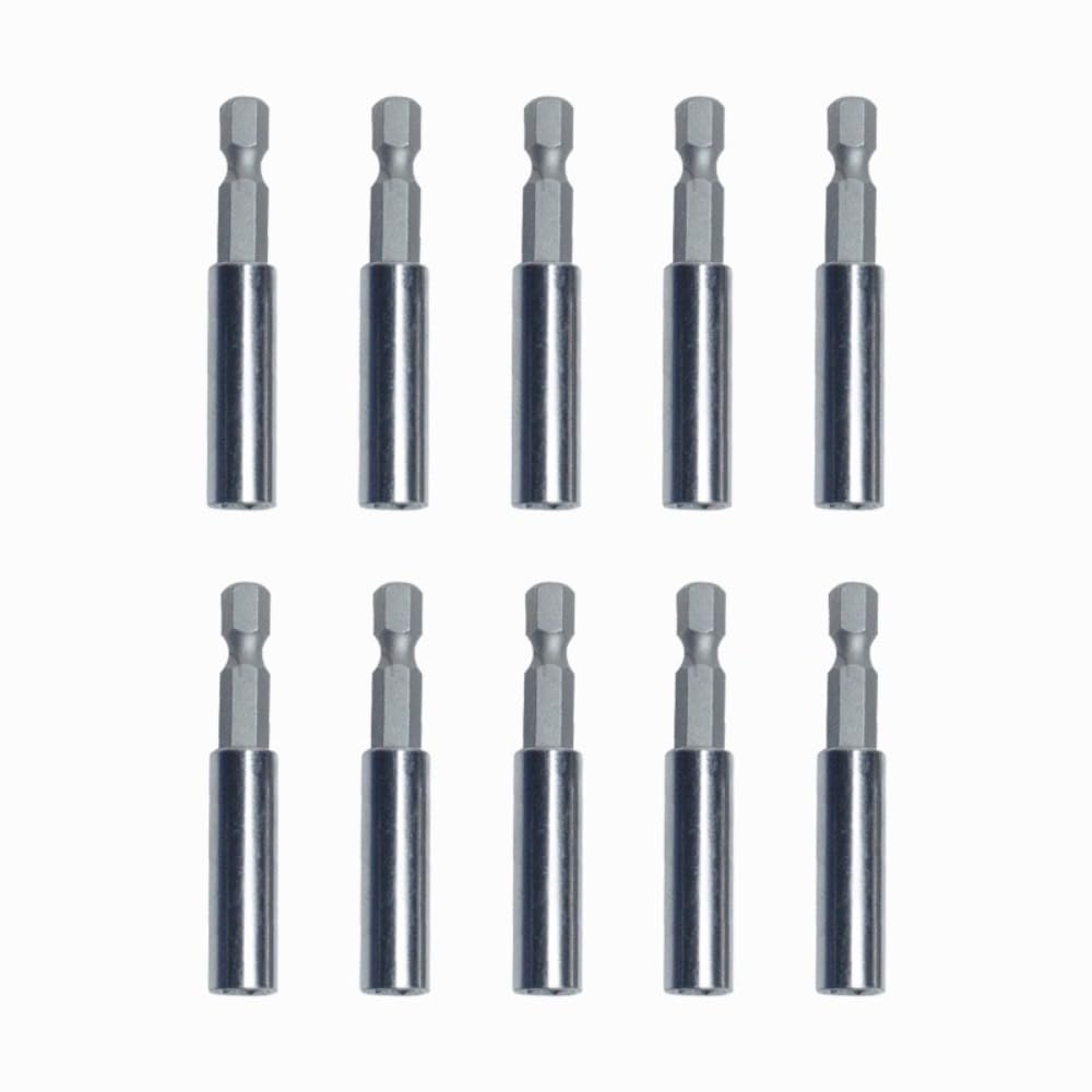 Photo 1 of 10 PCS 1/4" Strong Magnetic Extension Bit Holder, Magnetic Drill Bit Holder, Drill Bit Extension Holder, Hex Shank Screwdriver Bit Driver Set for Holding Screwdriver Bits and Screws