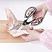 Heavy Duty Kitchen Shears - KFull Multifunction Kitchen Scissors Knife Tools -Purpose Utility Scissors for Chicken Poultry Fish Meat Vegetables Herbs BBQ - Multipurpose Black White Knife Shears