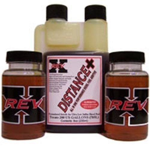 REV X Stiction Fix Oil Treatment for Diesel - 4oz Oil Additive (2) + 8oz Distance Plus Fuel Additive