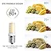 Aooshine Ceramic E17 LED Microwave Bulb 5 Watt Warm White 3000K Under Oven E17 Intermediate Base 45W Halogen Equivalent Non-dimmable(Pack of 2)