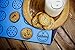 SiliBaking Products 1-Piece Half Size Bright Blue Baking Mat
