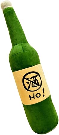 Amazon Co Jp Gannbarou No 酒 抱き枕 ぬいぐるみ おもしろグッズ ビール瓶 健康 禁酒 プレゼントとして最適 禁酒中の お父さんにも 長さ90cm 直径17cm おもちゃ