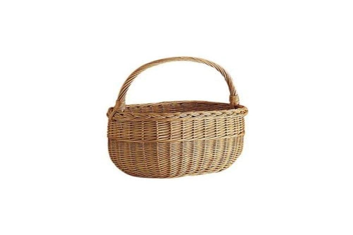 Aubry Gaspard Basket Gondola Wicker Buff
