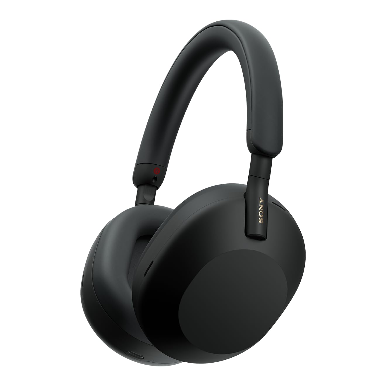 Sony WH-1000XM5 Premium Noise Cancelling Wireless Over-Ear Headphones, Bluetooth, Clear Call Quality, Hi-Res Audio, Up to 30hr Battery Life, Includes Hard Case, iOS & Android - Black