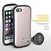 iFace Duo Case and Magnetic Car Mount set for iPhone 7-2in1 Rugged Military Grade Protective Case with Car Holder/Kickstand [Rose Gold]