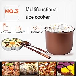 HSJ 1.6L Small Rice Cooker and Steamer, 12V/24V