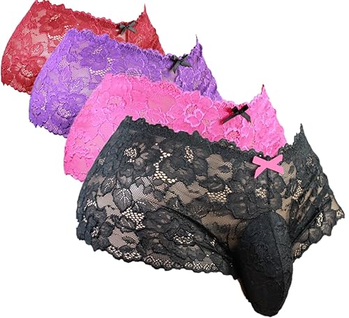 aishani Men's lace Underwear Bikini Briefs Panties